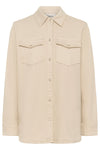 My Essential Wardrobe - Skjorte - Oatmeal - Dagmar