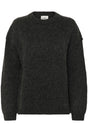 My Essential Wardrobe - Strik pullover - Dark Grey Melange - Paloma Knit
