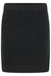 My Essential Wardrobe - Nederdel - Dark Grey Melange - Tracy