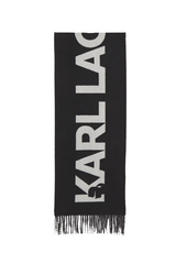 Karl lagerfeld - Neck scarf - Black/Logo - ESSENTIAL JKRD WOVEN SCARF