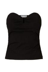 Selected Femme - Bandeau Top - Sort - Ira U-ring