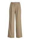 JJXX brede ben-suitpants i Brindle Beige, set forfra.