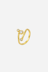 Andcopenhagen - Ring - beth - 18 carat gold plated -