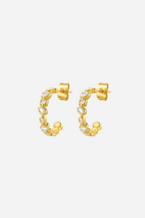 Andcopenhagen - Earrings - 18 carat gold plated 925 sterling silver - Angie