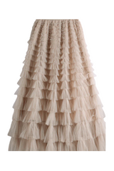Tulle skirt - Khaki - Sassy Copenhagen