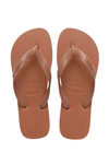Havaianas klipklapper i rustfarve med teksturerede stropper og såler.