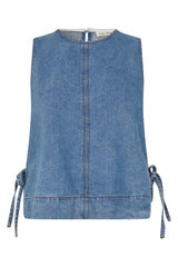 Global Funk - Top - Vintage blue denim - Ribba
