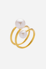 Andcopenhagen - Ring - 18 carat gold-plated stainless steel - Rosilla