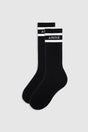 Anine Bing - Sokker - Black and White Stripe - Sully Sporty