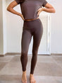 Sassy Copenhagen - Bobo Show push up leggings - Brown - Fitness shape wear