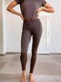 Sassy Copenhagen - Bobo Show push up leggings - Brown - Fitness shape wear - Stilkompagniet.dk