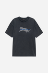 Anine Bing - T-shirt - Washed Black -Cade Tee Leopard