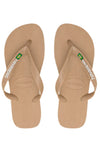 Havaianas - Klipklapper - Rose Gold - Brasil Logo FC sss - Stilkompagniet.dk