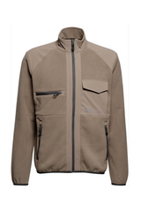 HALO - Fleece jacket - Chocolate chip - Paneled fleece