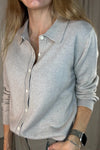 Sassy Copenhagen - 100% Cashmere polo - Creme - Samara sss - Stilkompagniet.dk