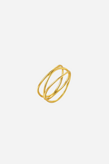 Andcopenhagen - Ring - 18 carat gold plated 925 sterling silver - Lea