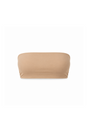 Megan fra Sassy er en blød og enkel bandeau top i en flot beige nuance