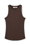 Sofie Schnoor - Jullie SNOS215 Rib Top - Brown Fudge