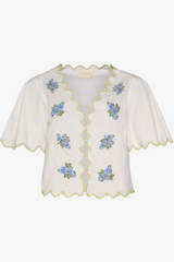 Sissel Edelbo - Shirt - Blue Flower - BlueFlower