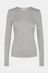 Long-sleeved viscose blouse - Gray - Petricia SNOS243 - Sofie Schnoor
