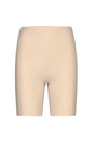 Nude cykelshorts med sømløst design og længde til midt på låret.