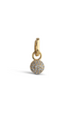 Enamel - Charm - Gold - Disco Ball