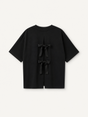 The Garment - T-shirt - Black - TG Bow