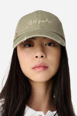 Axel Arigato - Cap - Stone Gray Khaki - Seam Distressed