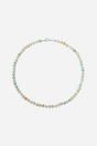 Andcopenhagen Jewelry - Perlehalsklæde - Amazonit - Ebba
