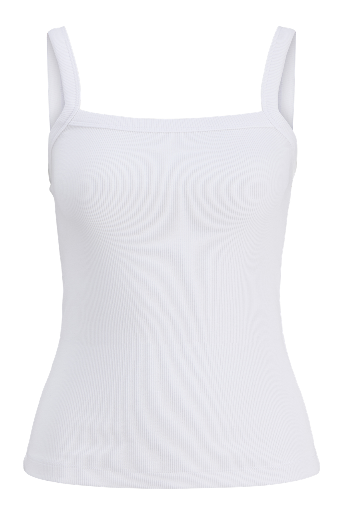 JJXX JXFIFI Rib Top in Organic Cotton — White, S/M – Stilkompagniet.dk JJXX JXFIFI Rib Top in Organic Cotton — White, S/M – Stilkompagniet.dk