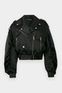 Karl Lagerfeld - Jacket - Black - Biker Satin Bomber