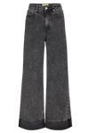 JJXX - Denim jeans - Dark Grey - Wide folded - HW - Tokyo