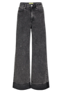 JJXX - Denim jeans - Dark Grey - Wide folded - HW - Tokyo