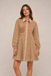 Sassy Copenhagen - Denimkjole - Brun - Ottela