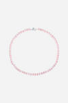 Andcopenhagen Jewelry - Perlehalsklæde - Rosa kvarts - Ebba