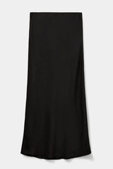 Satin nederdel - Black - S2452102 - Sofie Schnoor