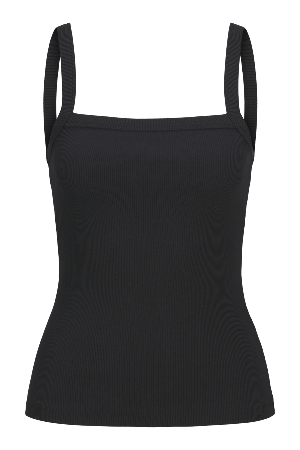 JJXX JXFIFI Organic Cotton Rib Top - Black, M – Stilkompagniet.dk JJXX JXFIFI Organic Cotton Rib Top - Black, M – Stilkompagniet.dk