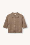 The Garment - Cardigan - Brown - Como Cropped Cardigan