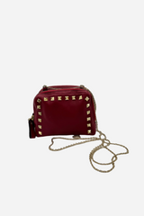 Valentino -  Garavani Rockstuds - Rød - Crossbody - Secondhand