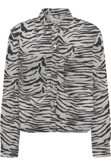 Only - Blouse - Zebra denim - Cassie