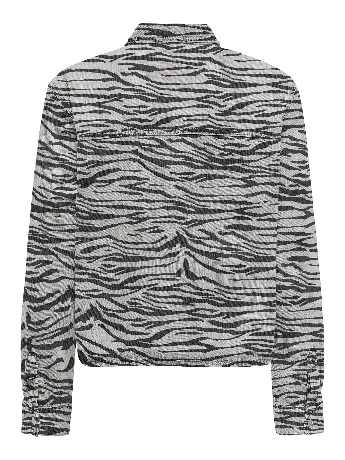 Only - Blouse - Zebra denim - Cassie