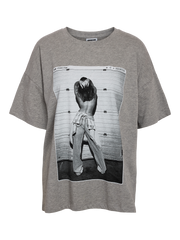 Noisy May - T-shirt - Gray melange - Robin