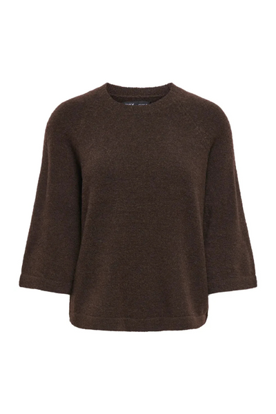 Only - Strik Pullover - Brun - Simoni