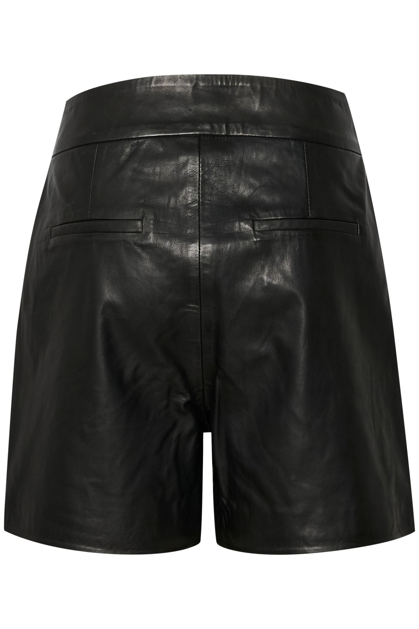 My Essential Wardrobe - Shorts - Black Leather - 12 The Leather Shorts