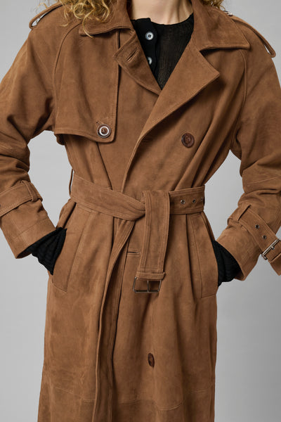 MY ESSENTIAL WARDROBE - Trench coat - Suede Delicioso - Tara