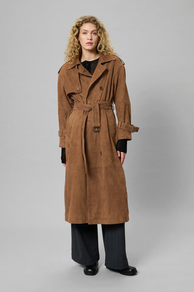 MY ESSENTIAL WARDROBE - Trench coat - Suede Delicioso - Tara