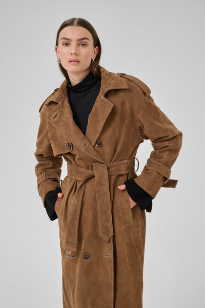 MY ESSENTIAL WARDROBE - Trench coat - Suede Delicioso - Tara