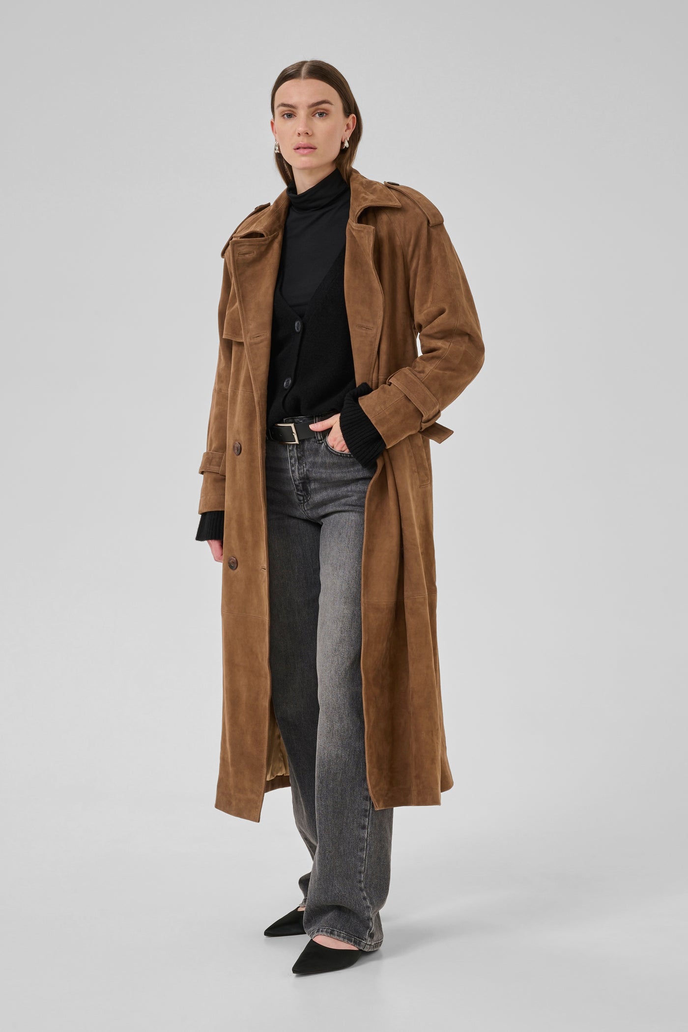 MY ESSENTIAL WARDROBE - Trench coat - Suede Delicioso - Tara