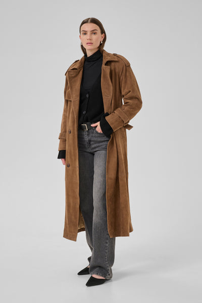 MY ESSENTIAL WARDROBE - Trench coat - Suede Delicioso - Tara