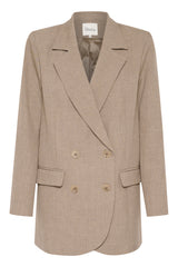 My Essential Wardrobe - Blazer - Mørk Beige - Dion